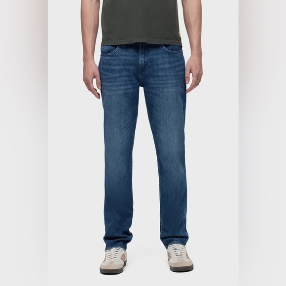 Hudson Men’s Blake Hatch Medium Wash Slim Straight waist 40 x 34 NWT Blue Jeans - Picture 1 of 15